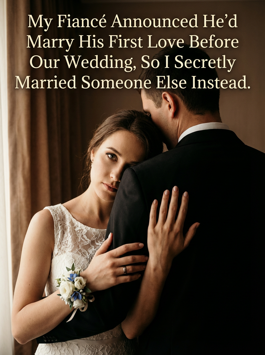 My Fiancé Announced He'd Marry His First Love Before Our Wedding, So I Secretly Married Someone Else Instead.