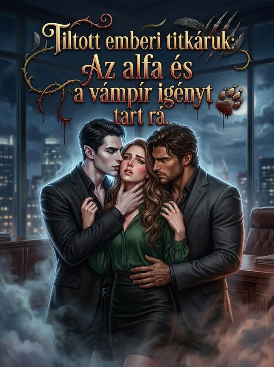 Tiltott emberi titkáruk: Az alfa és a vámpír igényt tart rá.