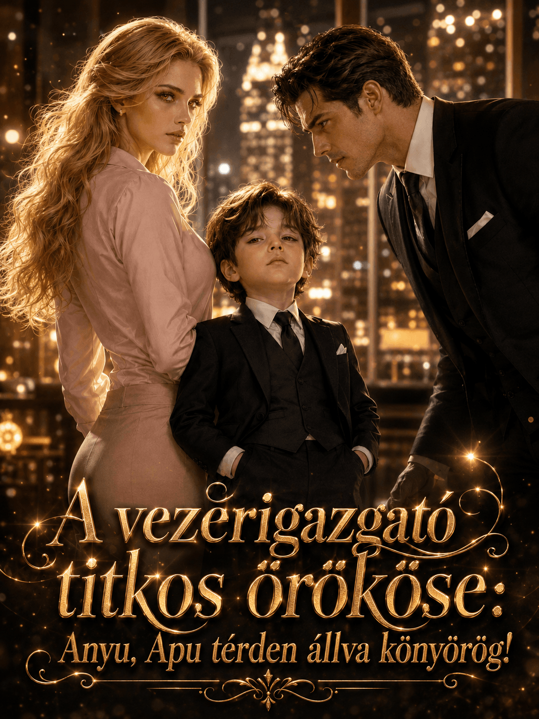 A vezérigazgató titkos örököse: Anyu, Apu térden állva könyörög!